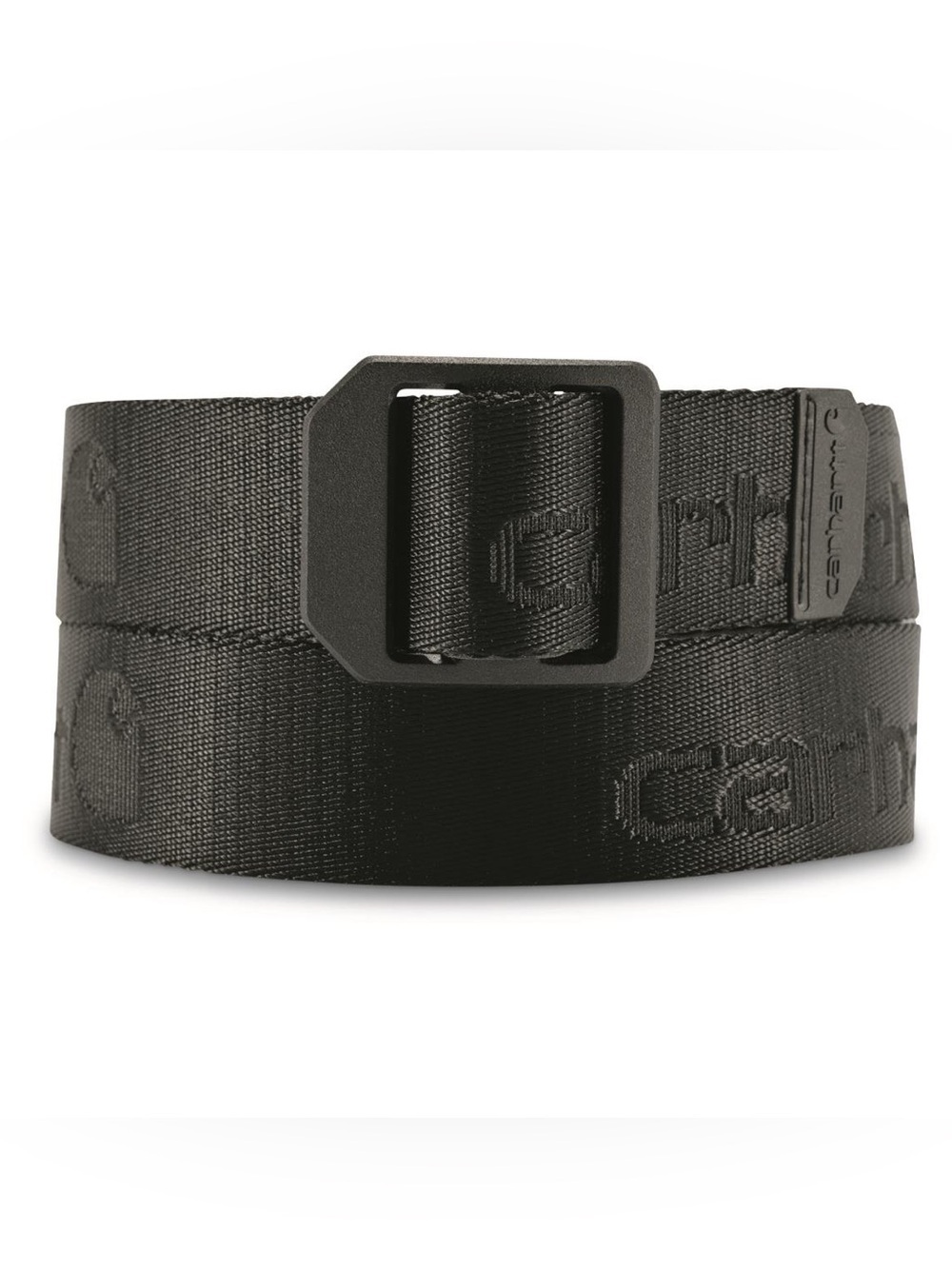 Men's Carhartt Webbing Ladder Lock Belt with Matte Buckle in Black